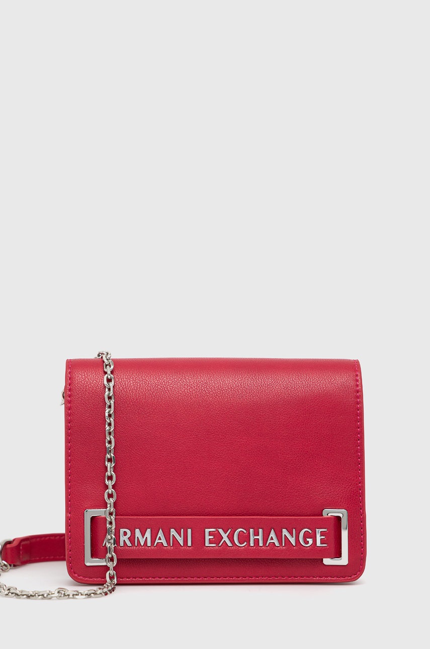 

Чанта Armani Exchange в розово, Розов