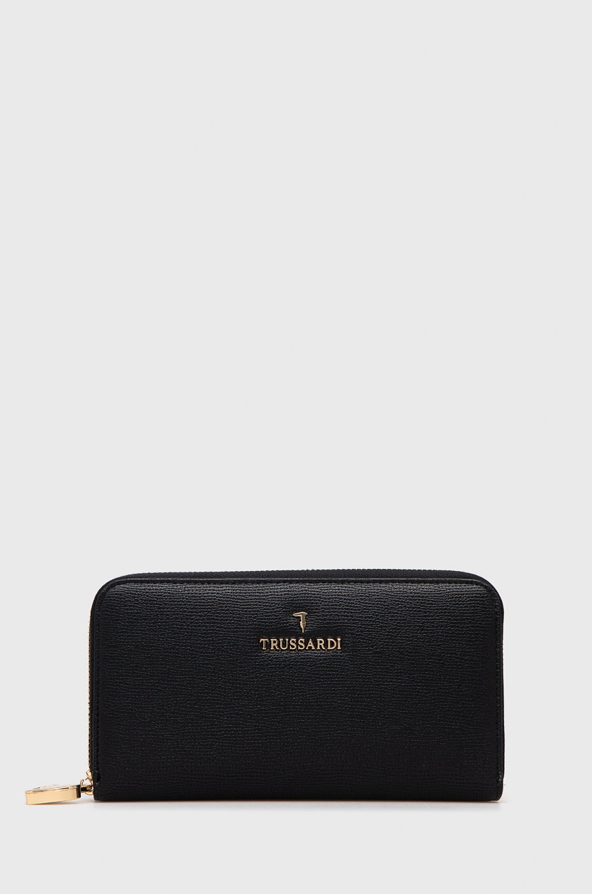 

Trussardi - Портфейл, Черен