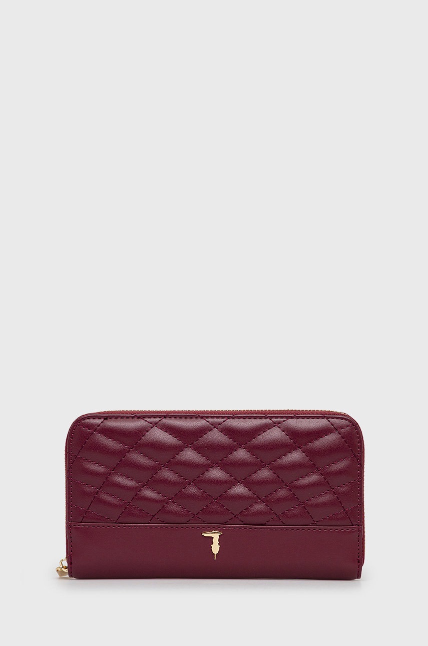

Портфейл Trussardi дамски в бордо