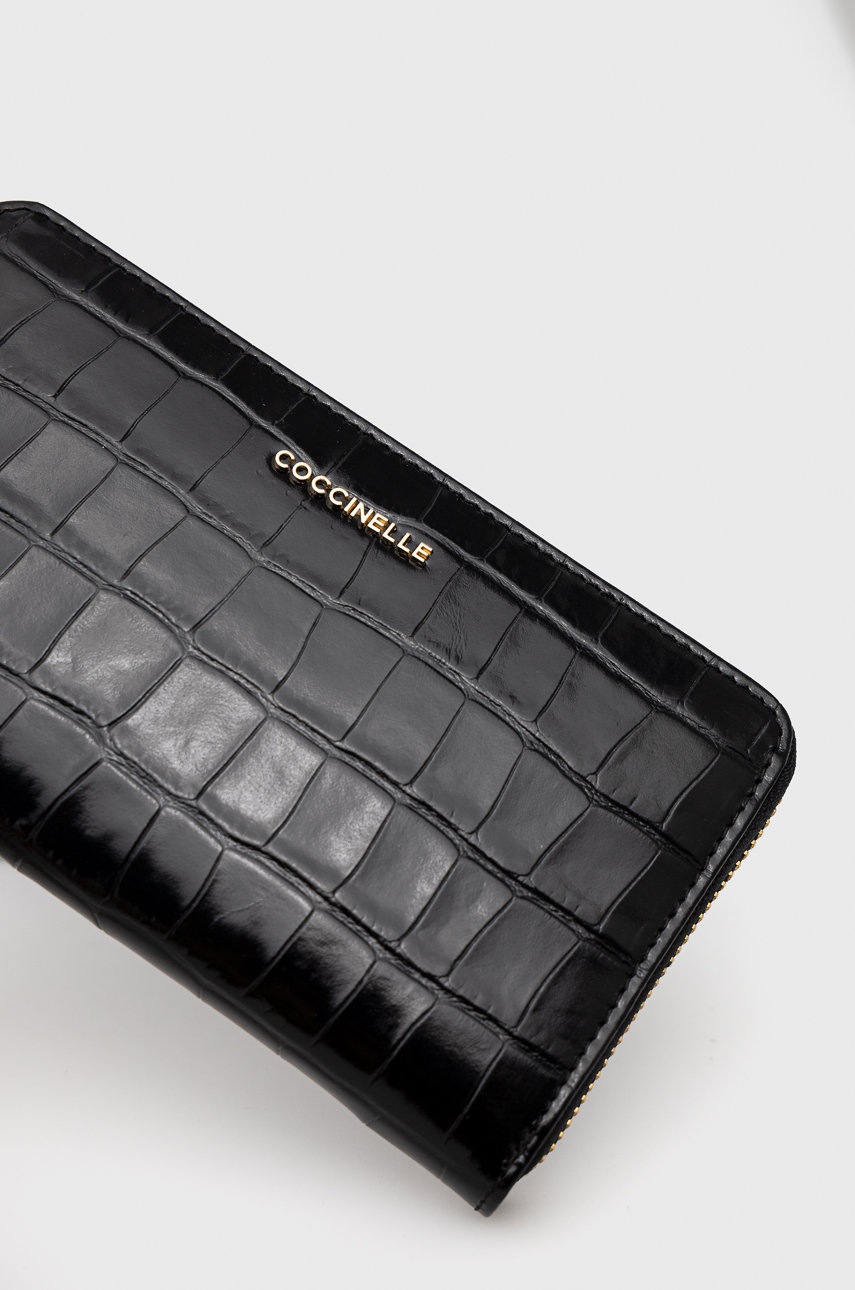

Coccinelle - Кожаный кошелек Metallic Croco