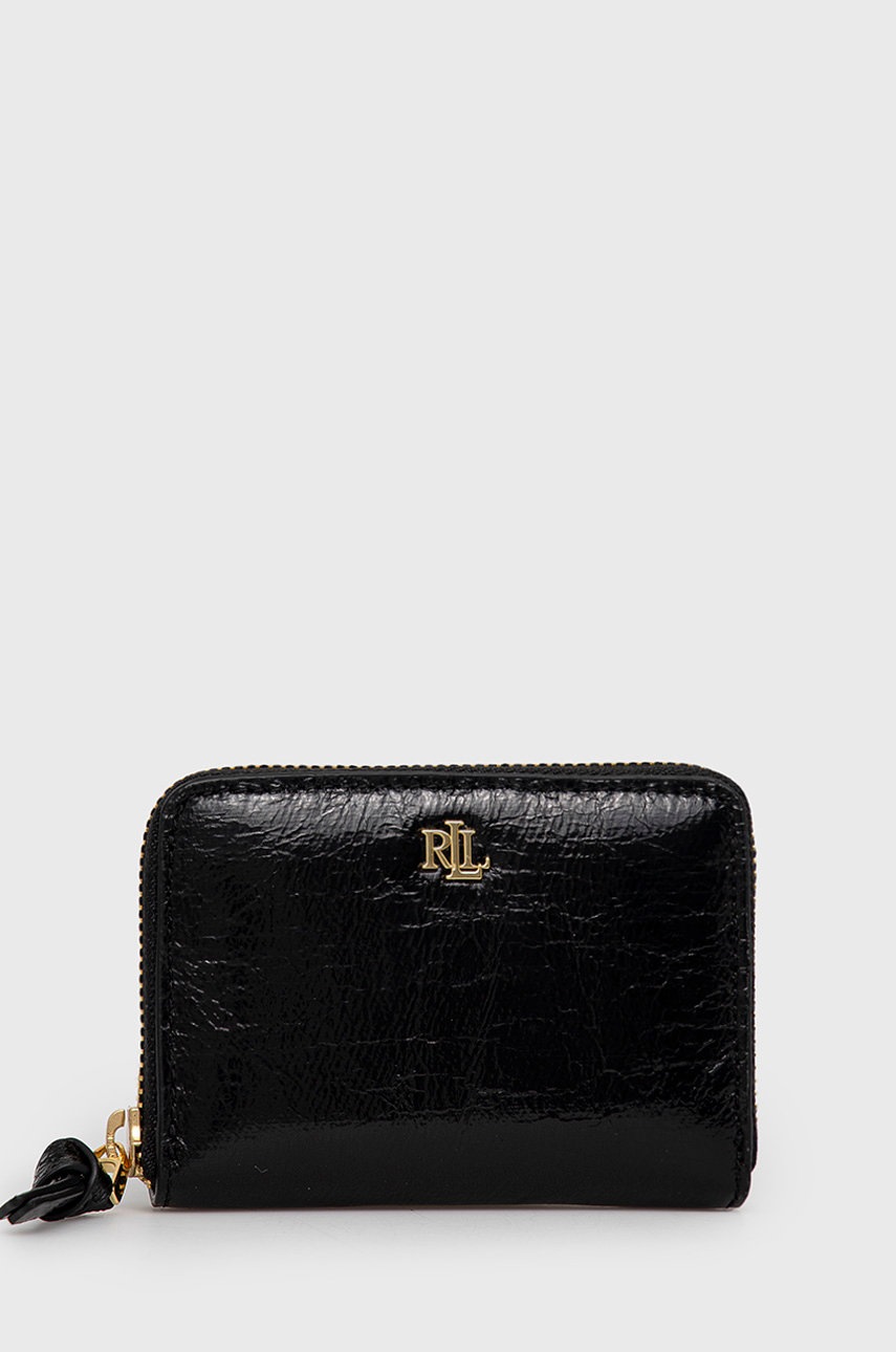 

Портфейл Lauren Ralph Lauren дамски в черно, Черен