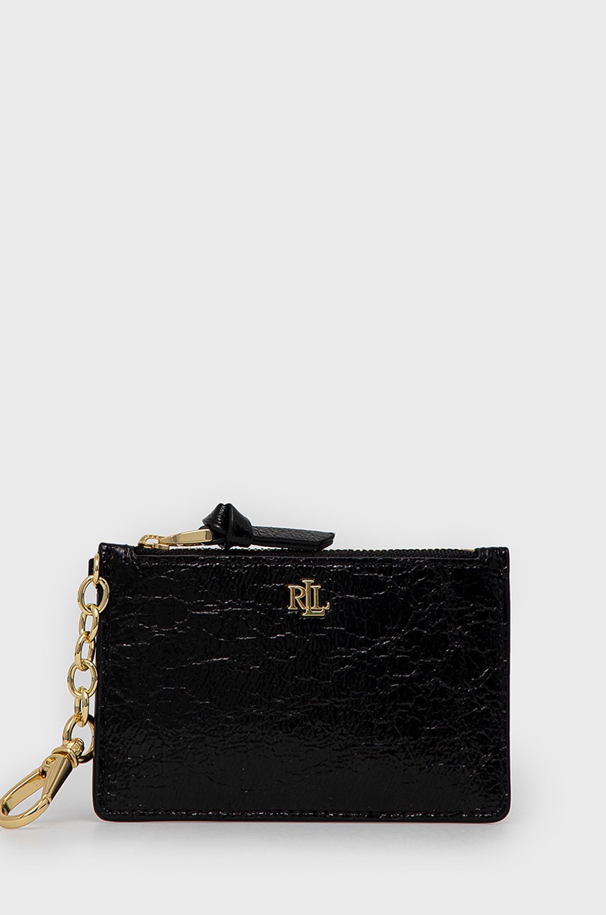 

Портфейл Lauren Ralph Lauren дамски в черно, Черен