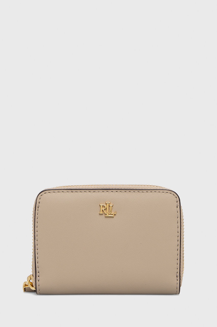 

Lauren Ralph Lauren - Кожен портфейл, Бежов