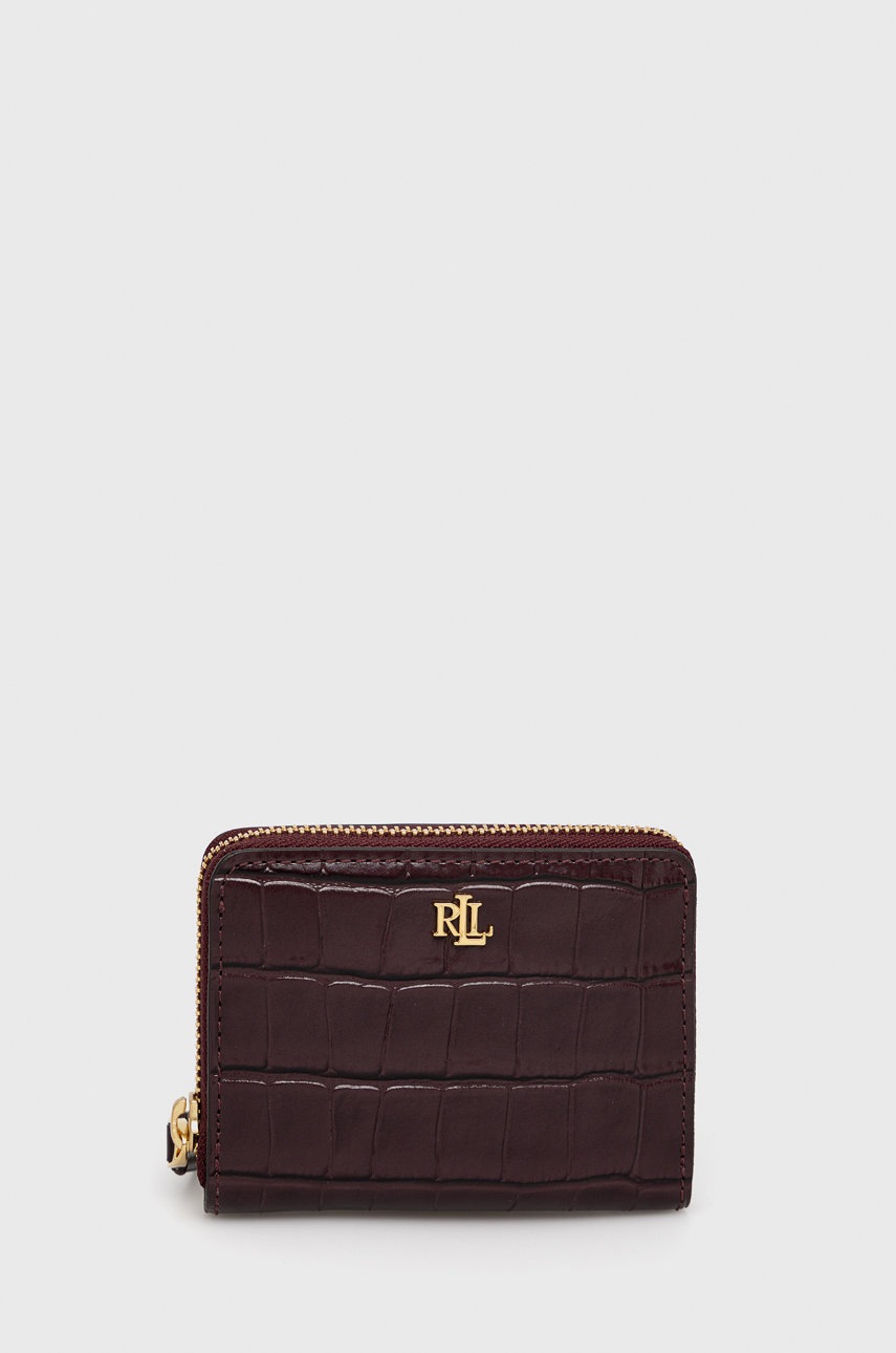 

Кожен портфейл Lauren Ralph Lauren дамски в бордо