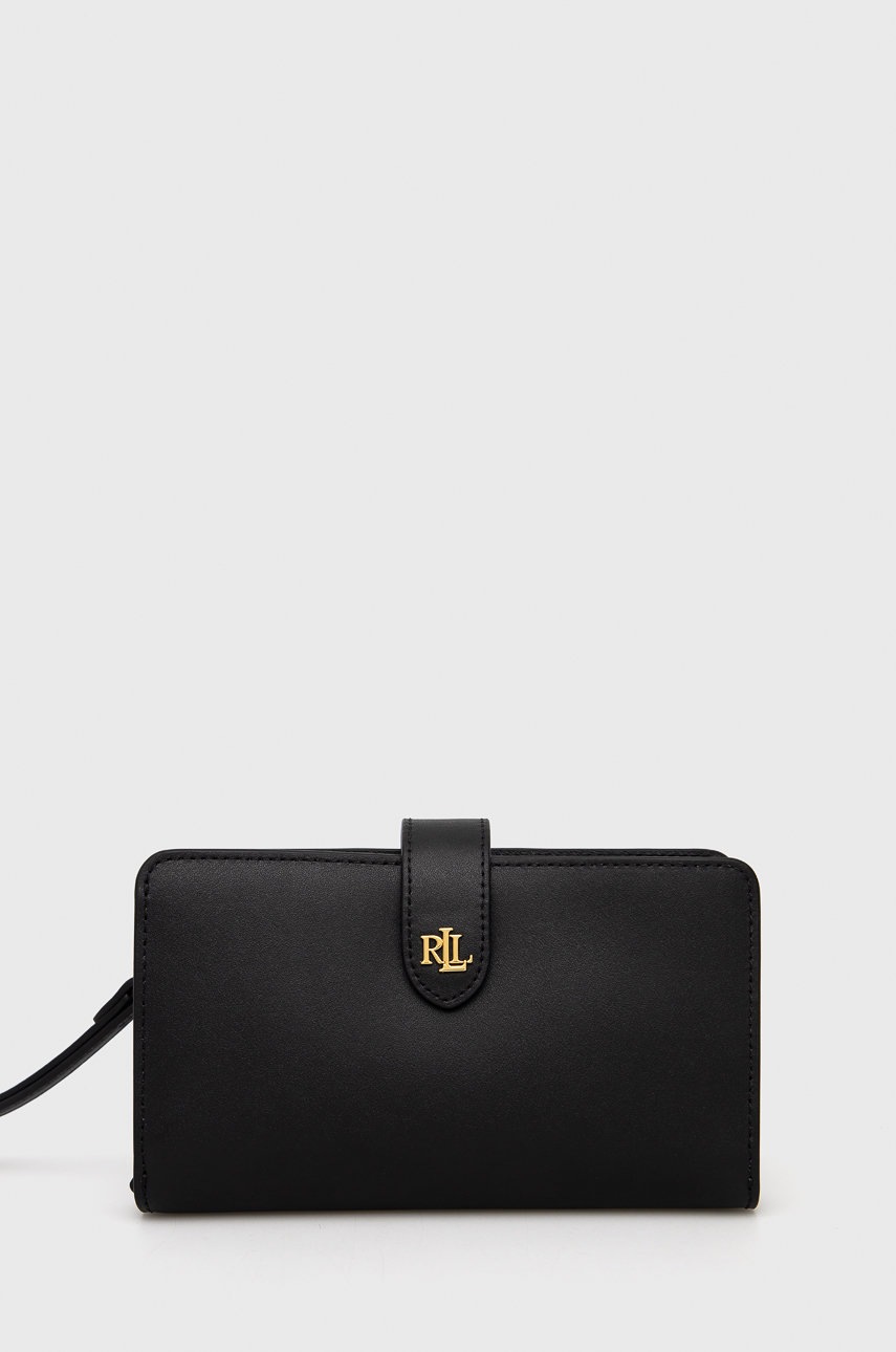

Lauren Ralph Lauren - Кожен портфейл, Черен