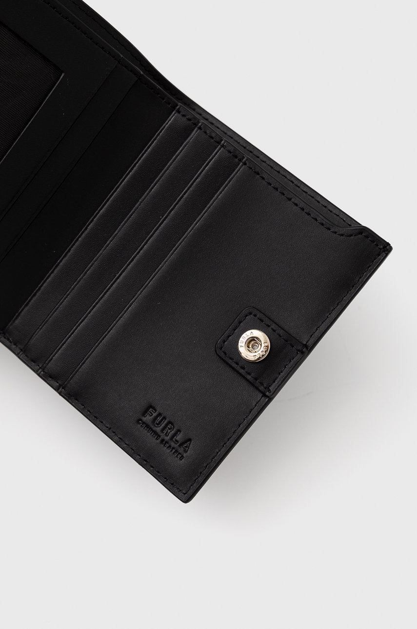 

Кожаный кошелек Furla Palazzo женский цвет чёрный