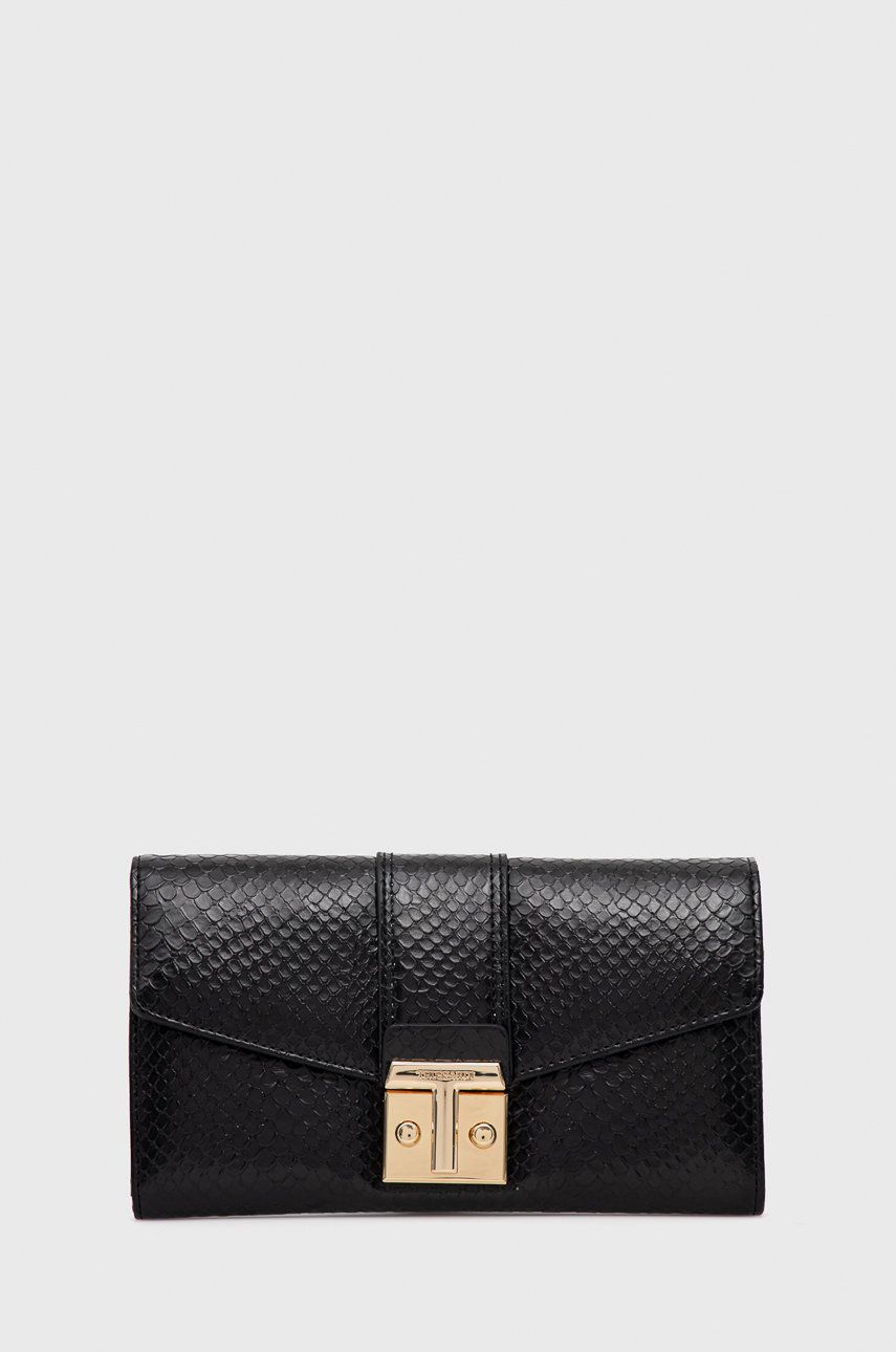 Trussardi portofel femei, culoarea negru answear.ro