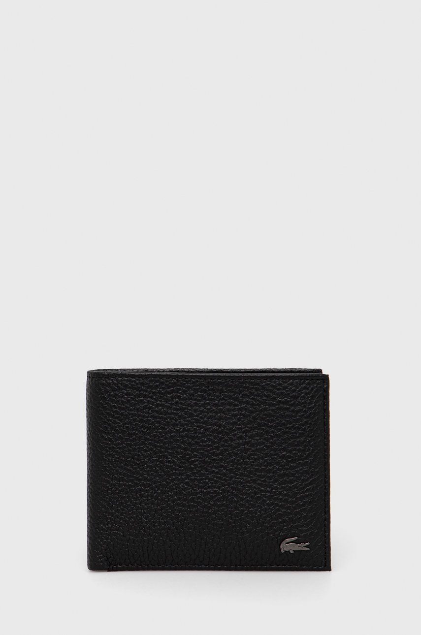 

Lacoste - Кожен портфейл, Черен