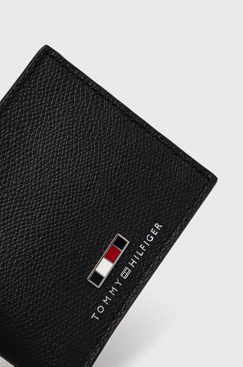 

Кожаный кошелек Tommy Hilfiger мужской цвет чёрный