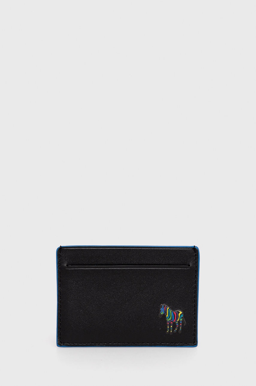 

Кожен портфейл PS Paul Smith мъжки в черно, Черен