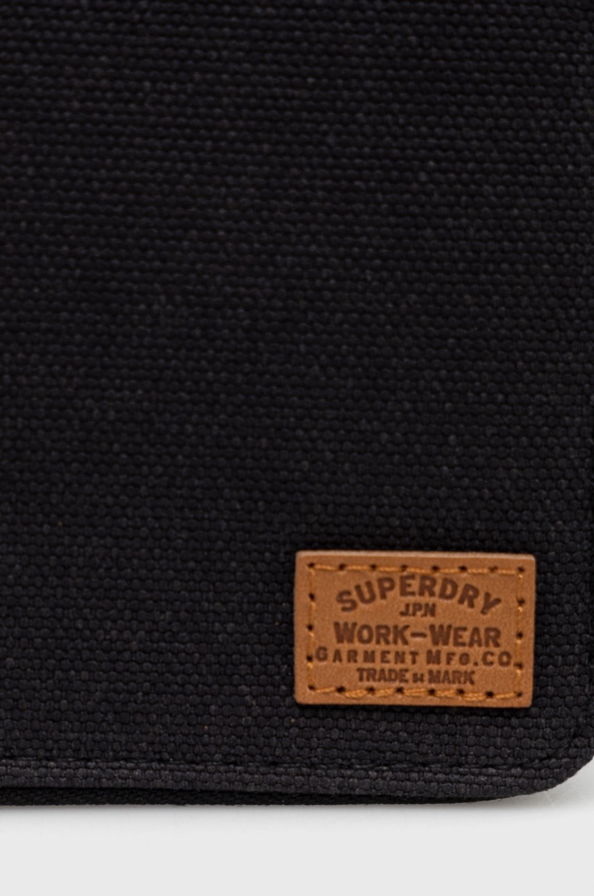 

Кошелек Superdry мужской цвет серый