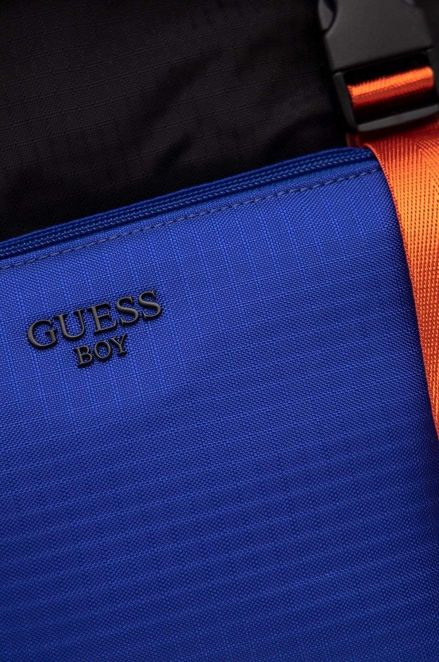 

Рюкзак Guess колір чорний великий з принтом