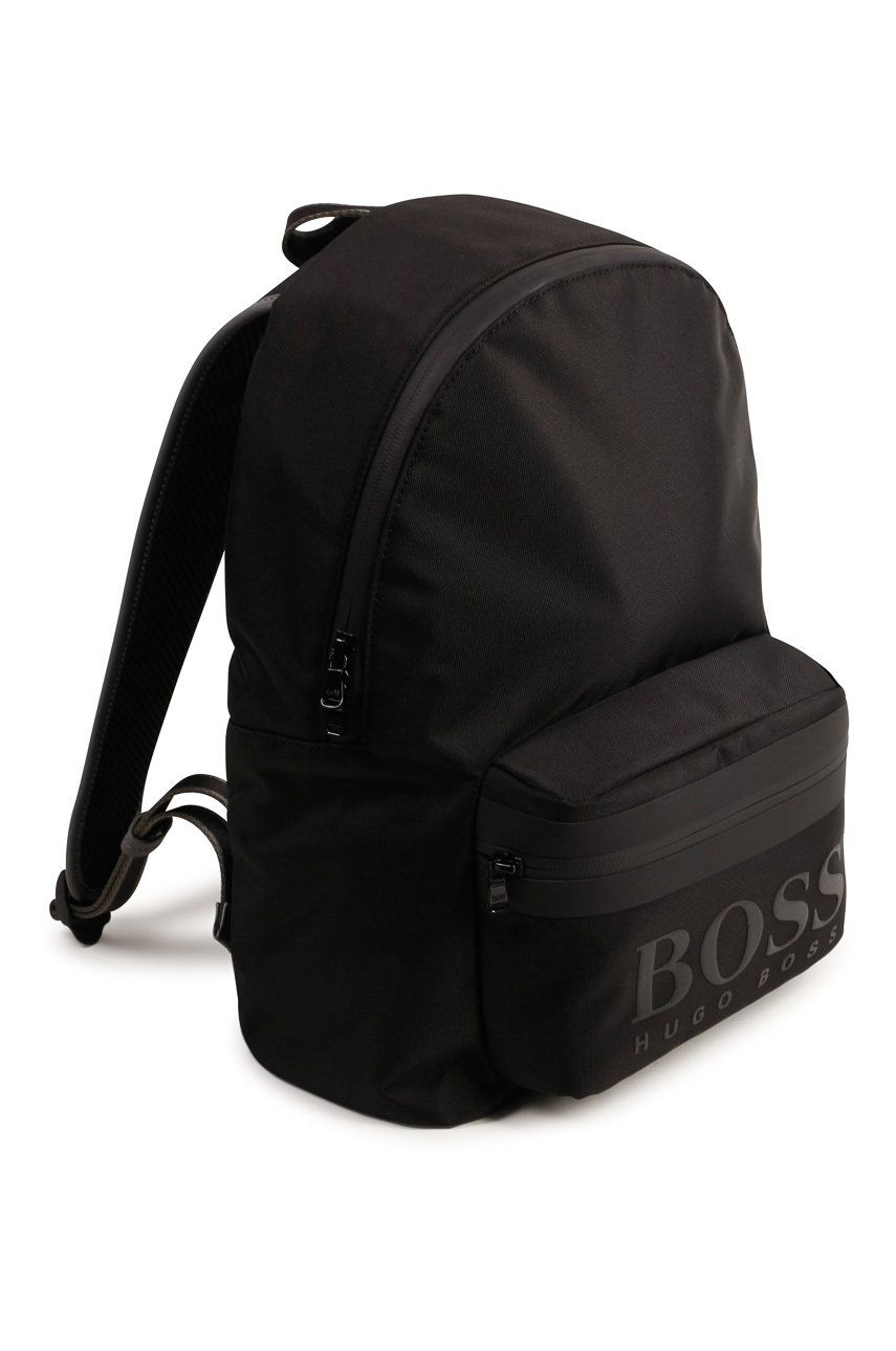 Boss Plecak dziecięcy kolor czarny duży gładki