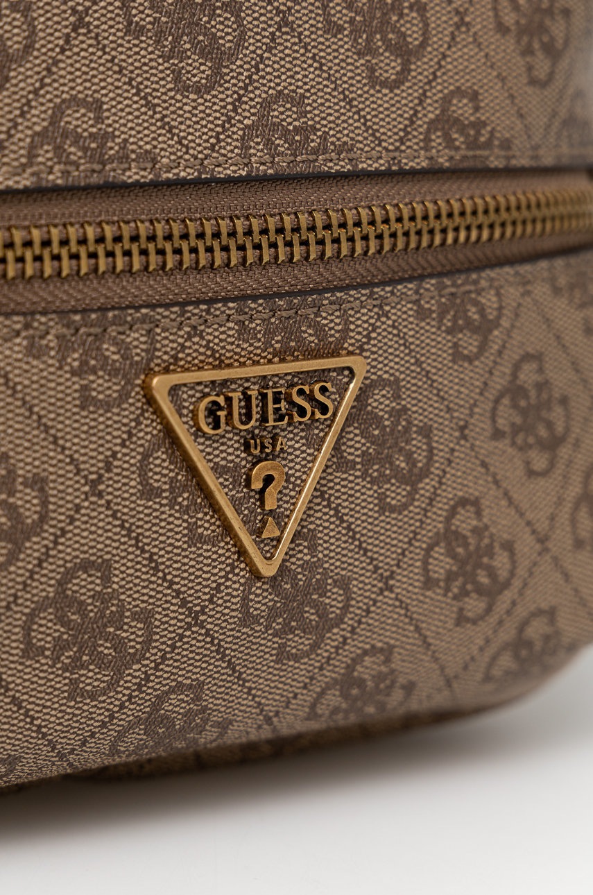 

Рюкзак Guess женский цвет коричневый маленький с узором