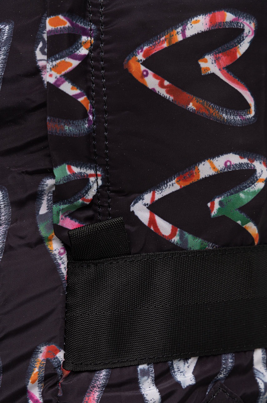 

Рюкзак Desigual женский цвет чёрный большой с узором