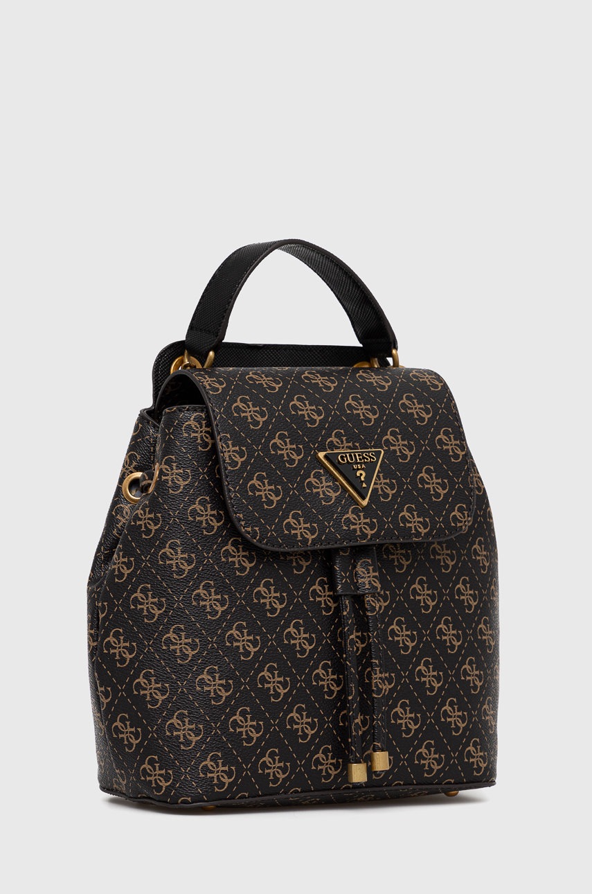 

Рюкзак Guess женский цвет коричневый маленький с узором