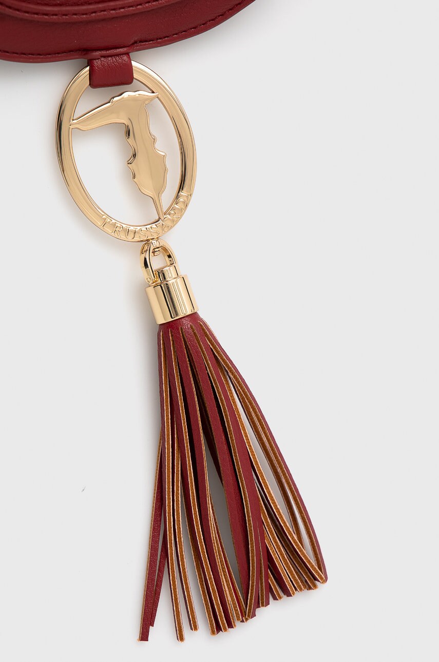 

Рюкзак Trussardi женский цвет бордовый маленький гладкий