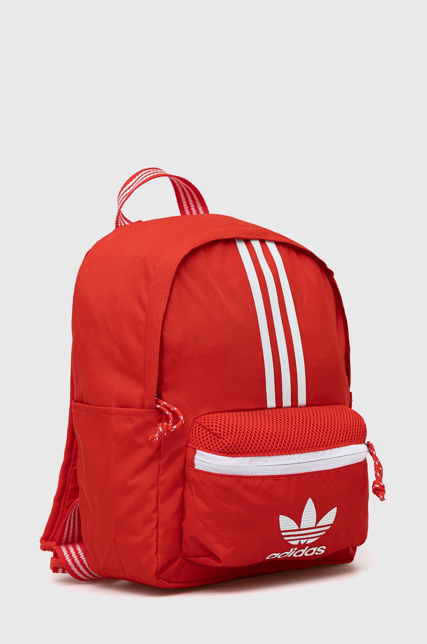 

Рюкзак adidas Originals женский цвет красный маленький с принтом