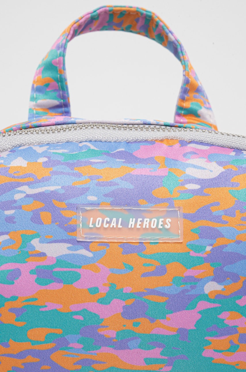 

Рюкзак Local Heroes женский цвет розовый маленький с узором