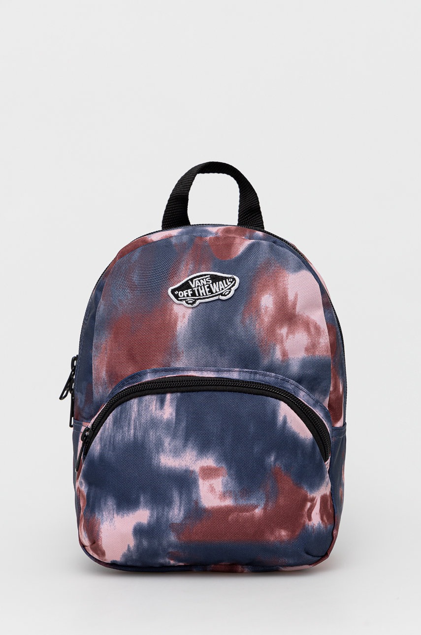 

Раница Vans дамска в лилаво малък размер с десен, Виолетов