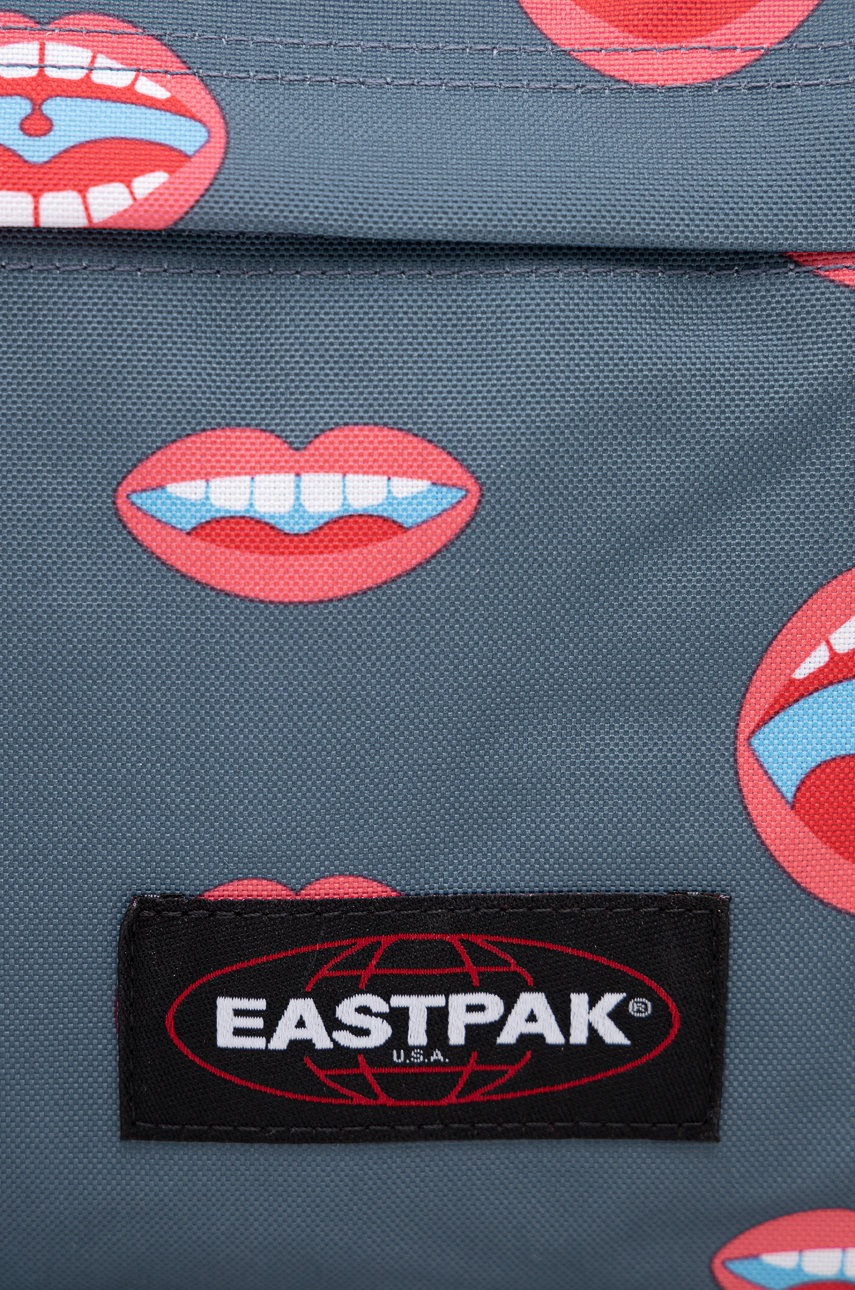 

Рюкзак Eastpak женский цвет серый большой с узором