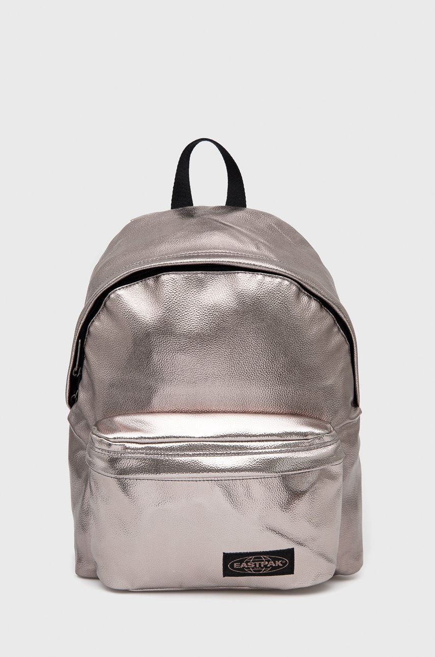 Eastpak rucsac femei, culoarea argintiu, mare, neted
