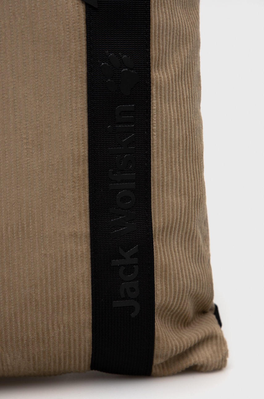 

Рюкзак Jack Wolfskin жіночий колір бежевий великий гладкий