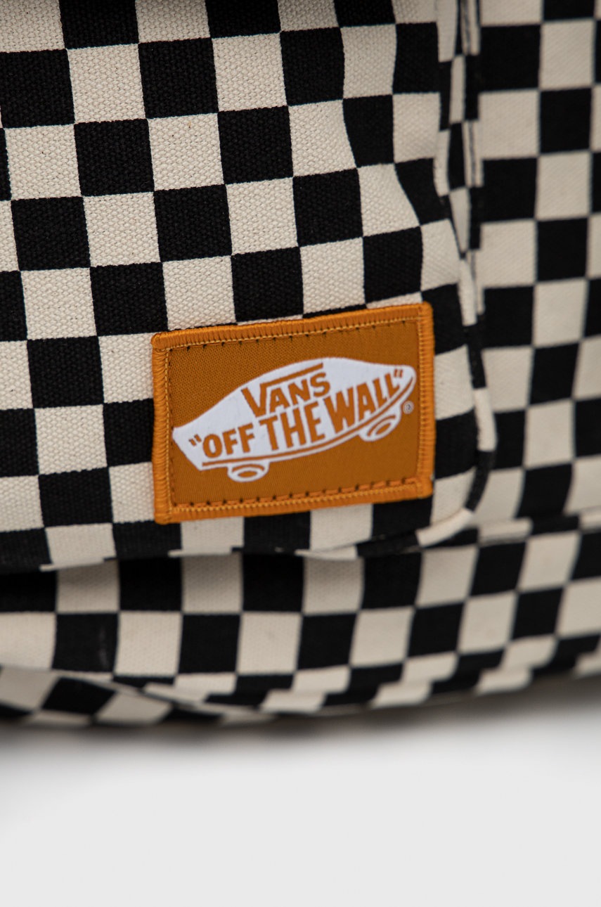 

Рюкзак Vans женский цвет чёрный большой с узором