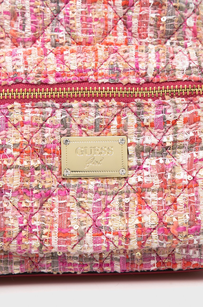 

Детский рюкзак Guess цвет розовый маленький с узором
