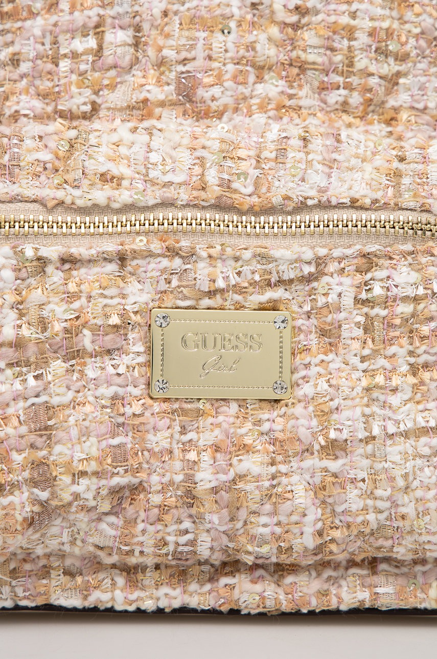 

Дитячий рюкзак Guess колір бежевий малий візерунок