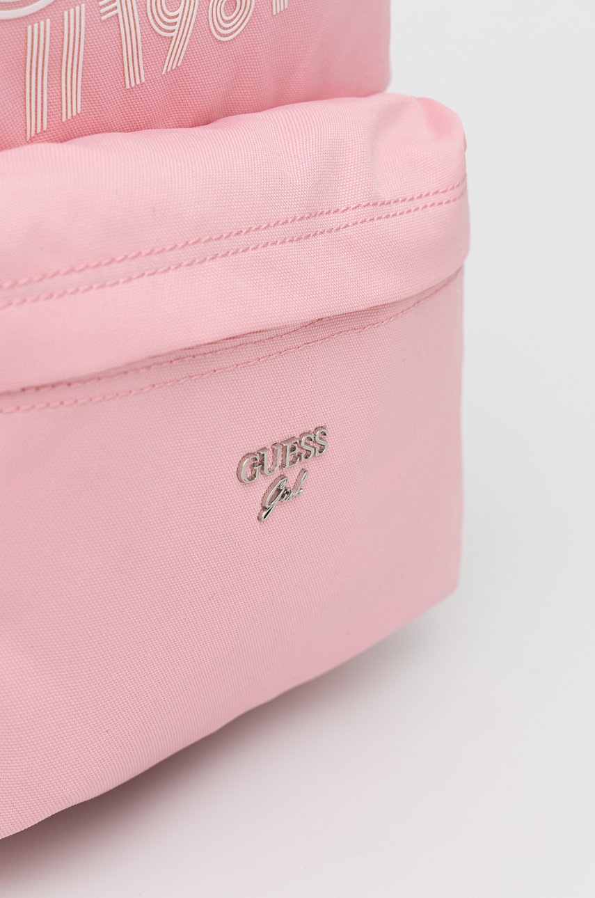 

Детский рюкзак Guess цвет розовый большой с принтом