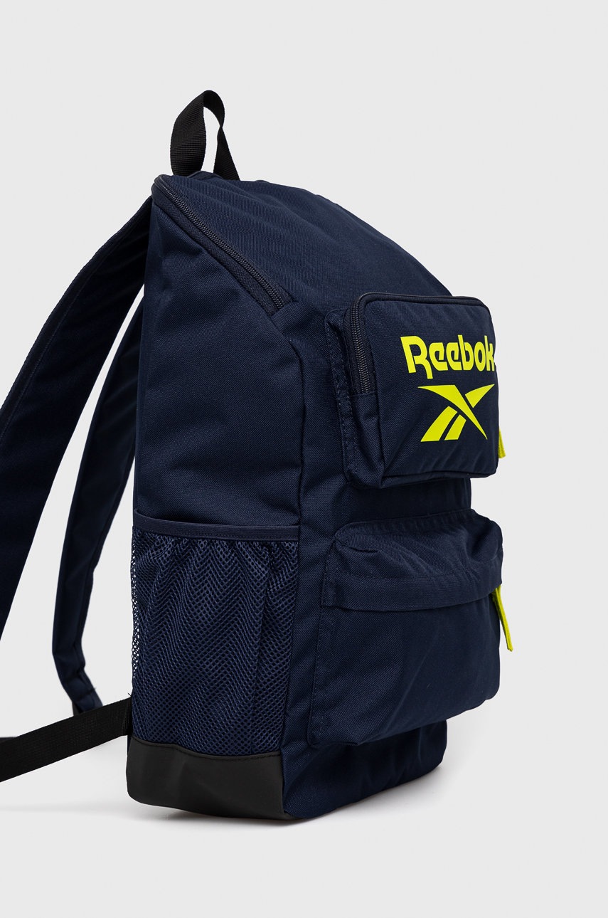 

Рюкзак Reebok H21119 колір синій великий з принтом