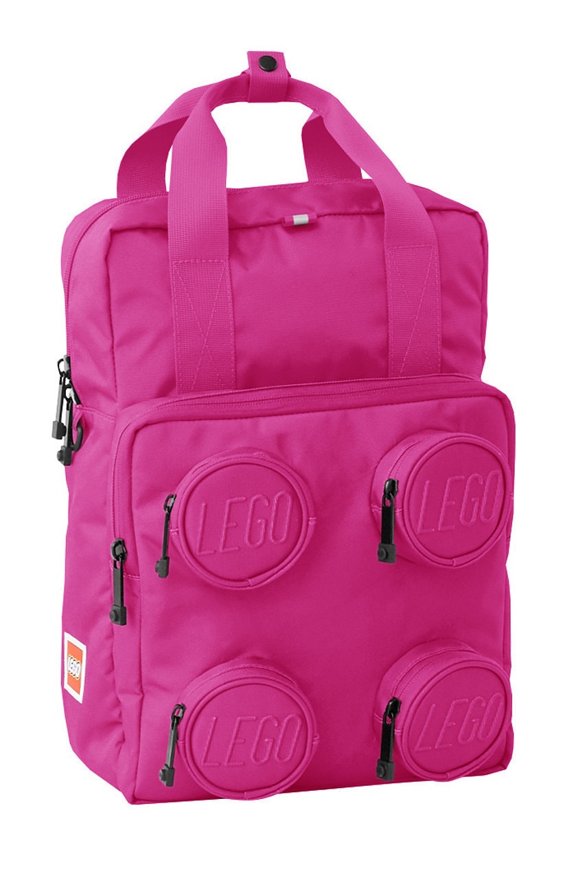 Lego ghiozdan copii culoarea violet, mare, neted