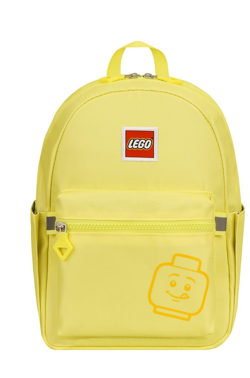 Lego Ghiozdan copii culoarea galben mic cu imprimeu