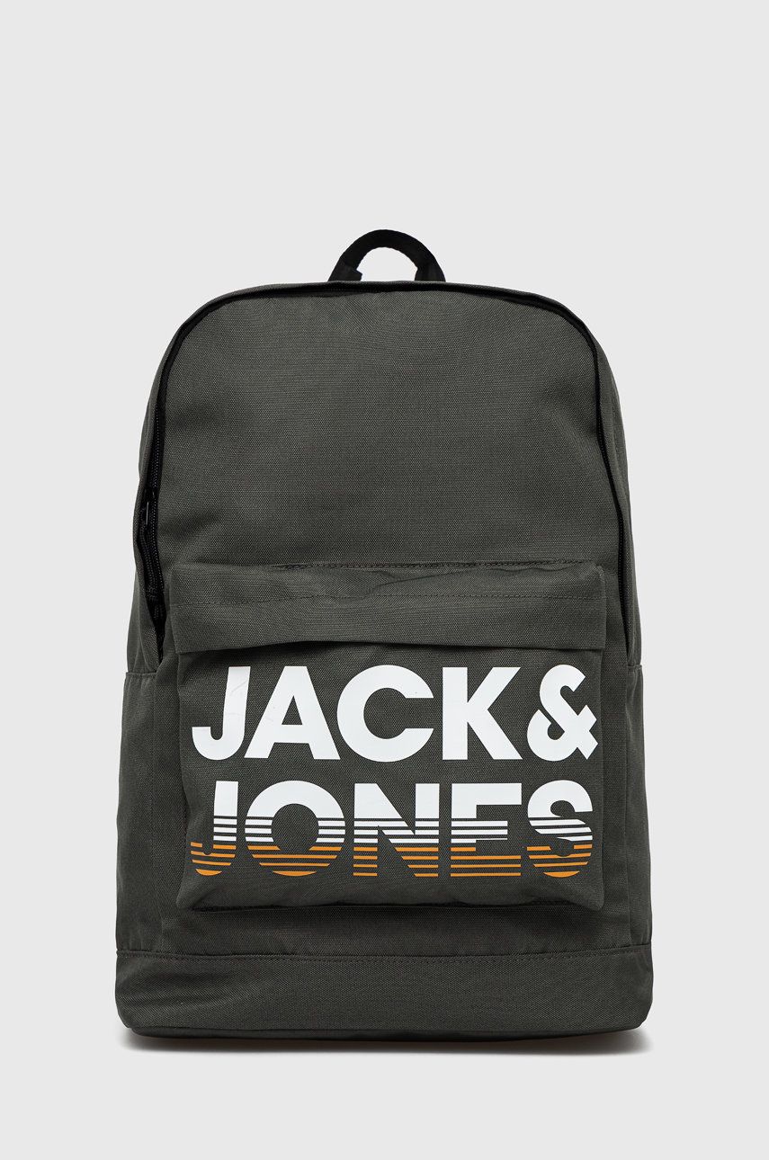 Jack & Jones Rucsac bărbați, culoarea gri, mare, cu imprimeu answear.ro imagine 2022