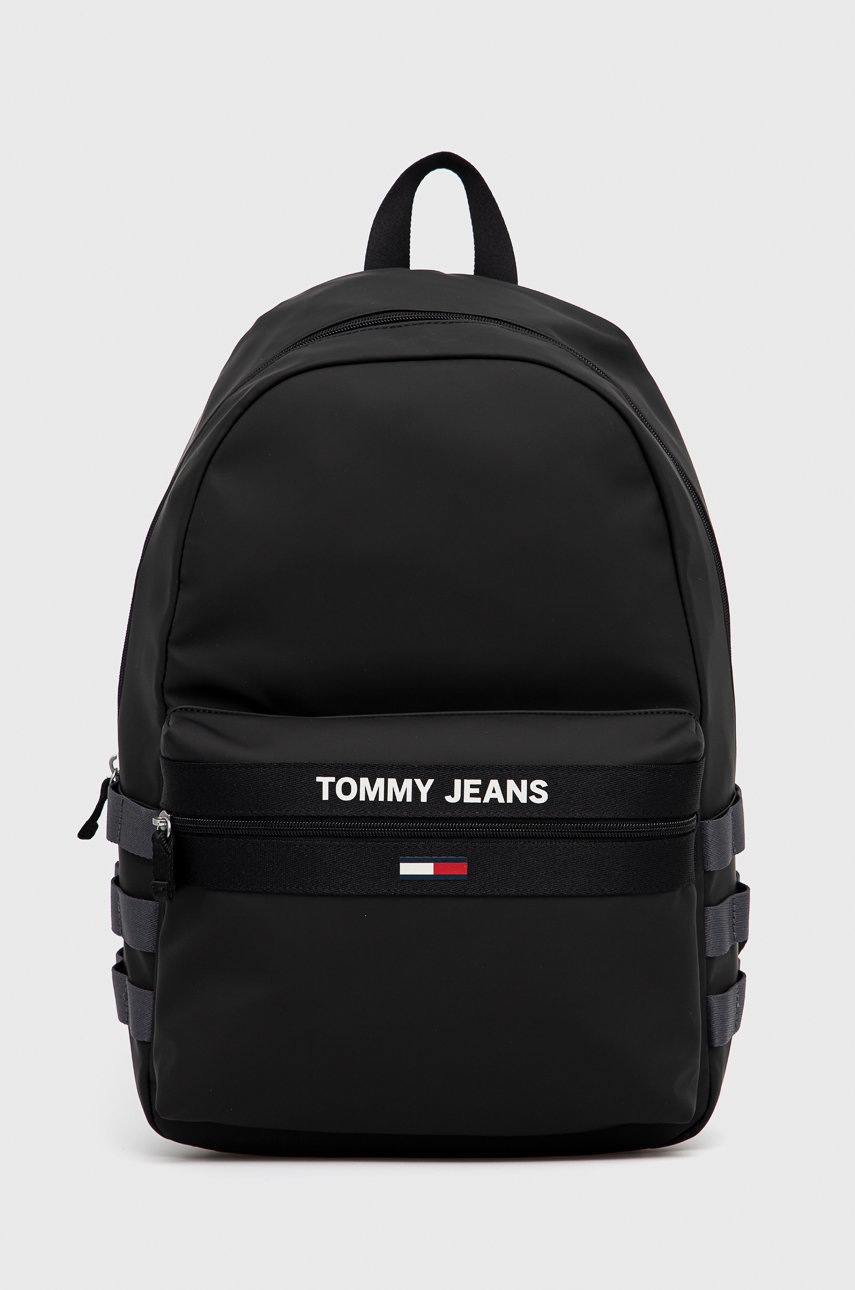 

Раница Tommy Jeans мъжка в черно голям размер с изчистен дизайн, Черен