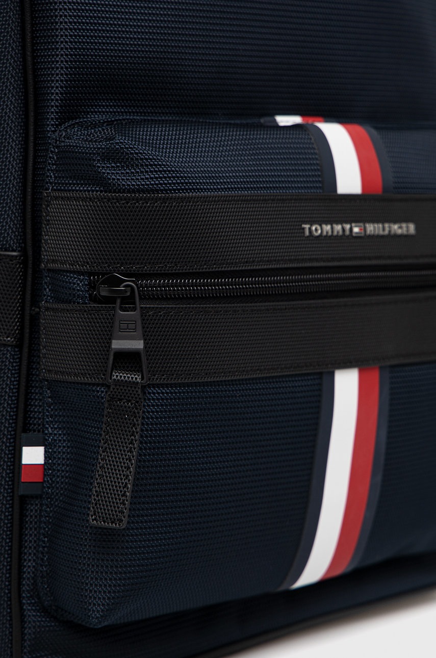 

Рюкзак Tommy Hilfiger мужской цвет синий большой гладкий