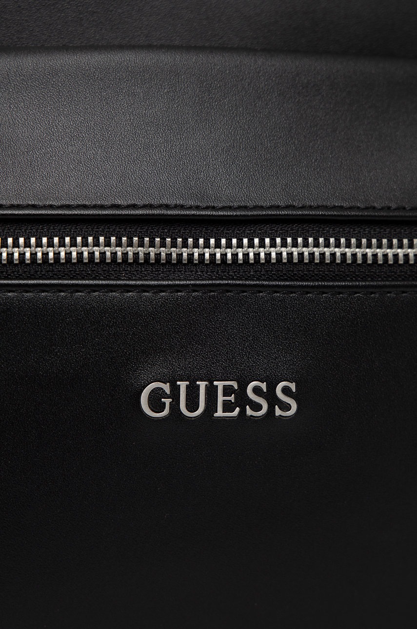 

Рюкзак Guess мужской цвет чёрный большой гладкий