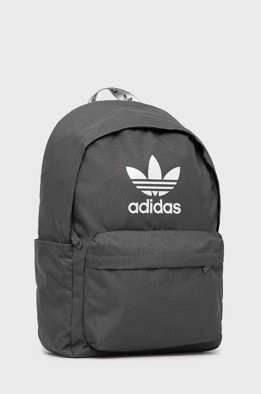 

Рюкзак adidas Originals мужской цвет серый большой с принтом
