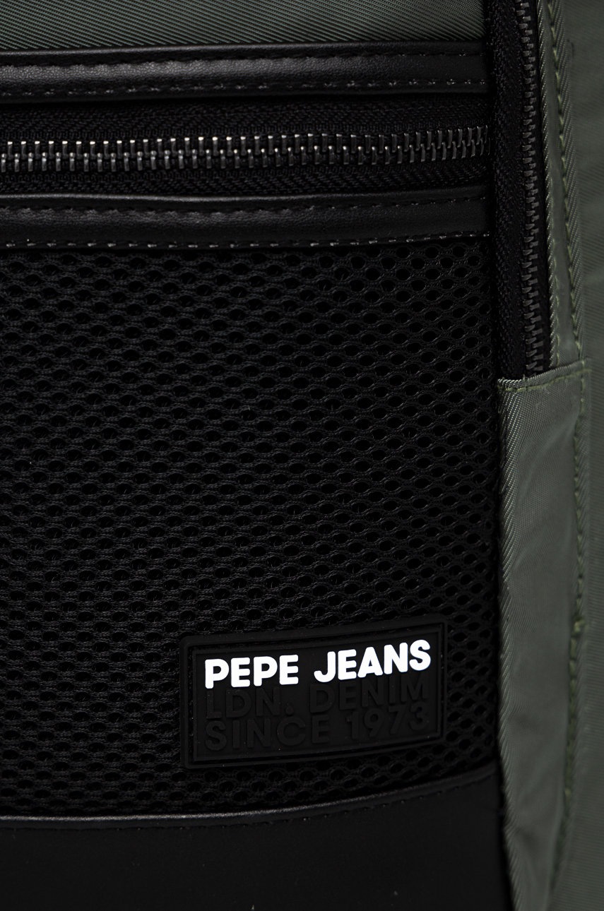 

Рюкзак Pepe Jeans чоловічий колір зелений великий з принтом