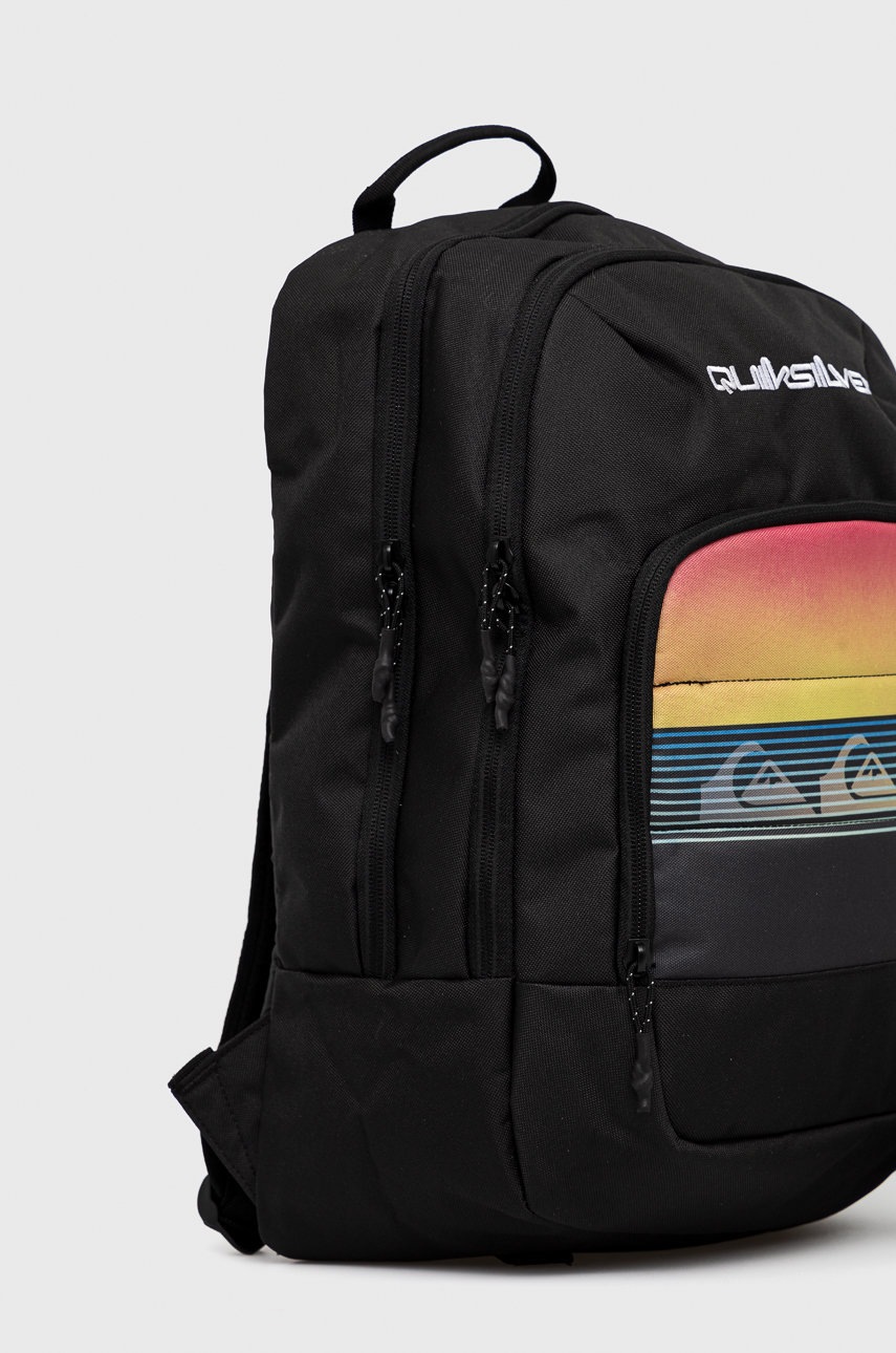 

Рюкзак Quiksilver мужской цвет чёрный большой с принтом