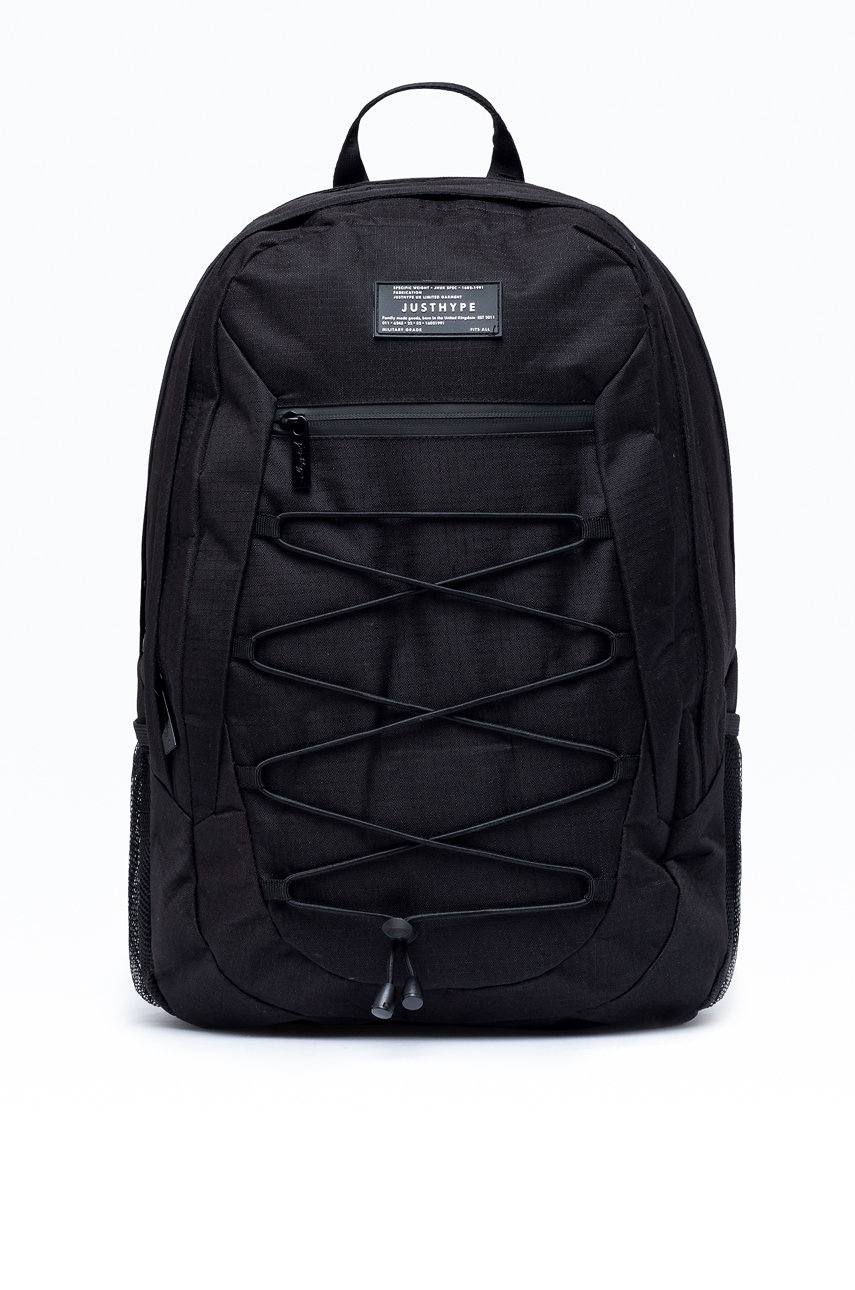 Hype rucsac bărbați, culoarea negru, mare, material neted