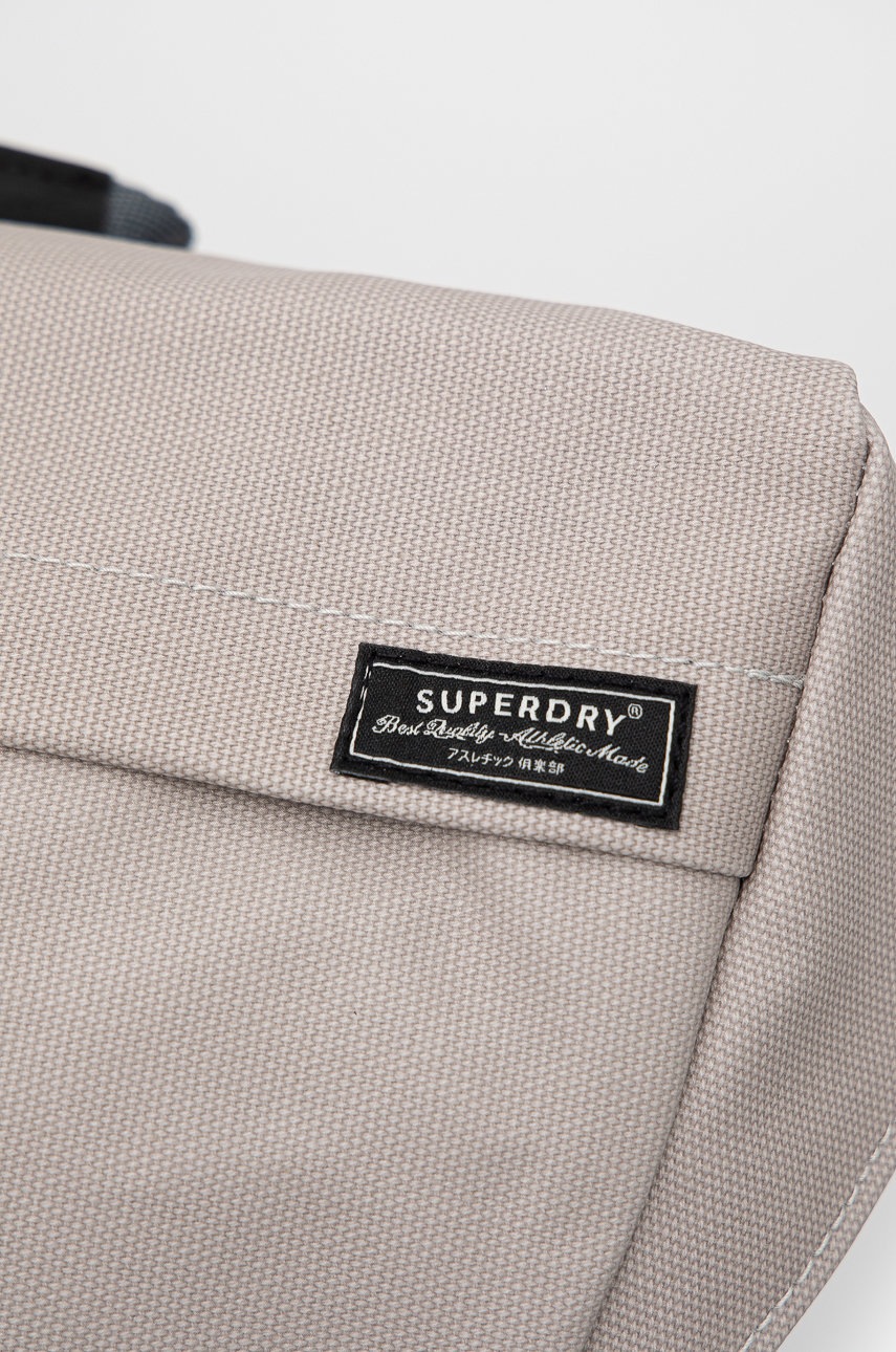 

Рюкзак Superdry мужской цвет бежевый большой однотонный