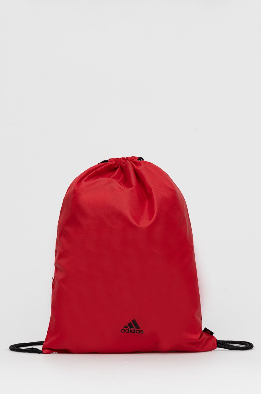 Adidas Performance Rucsac culoarea rosu cu imprimeu