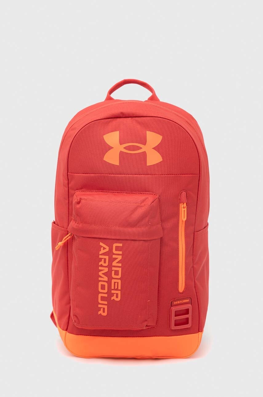 Batoh Under Armour červená barva, velký, s potiskem, 1362365-408 - červená - 77 % Polyester