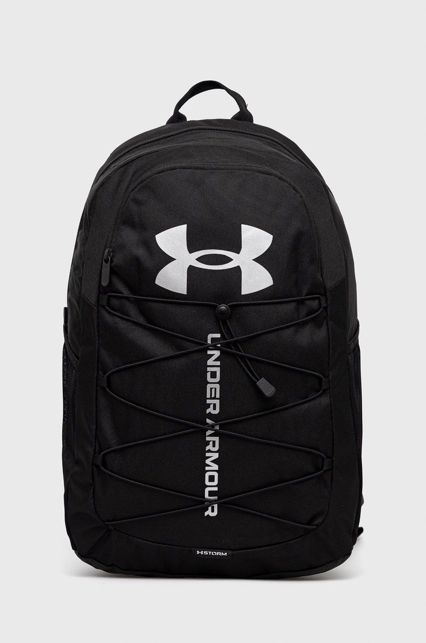 Under Armour rucsac Hustle culoarea negru, mare, modelator, 1364181