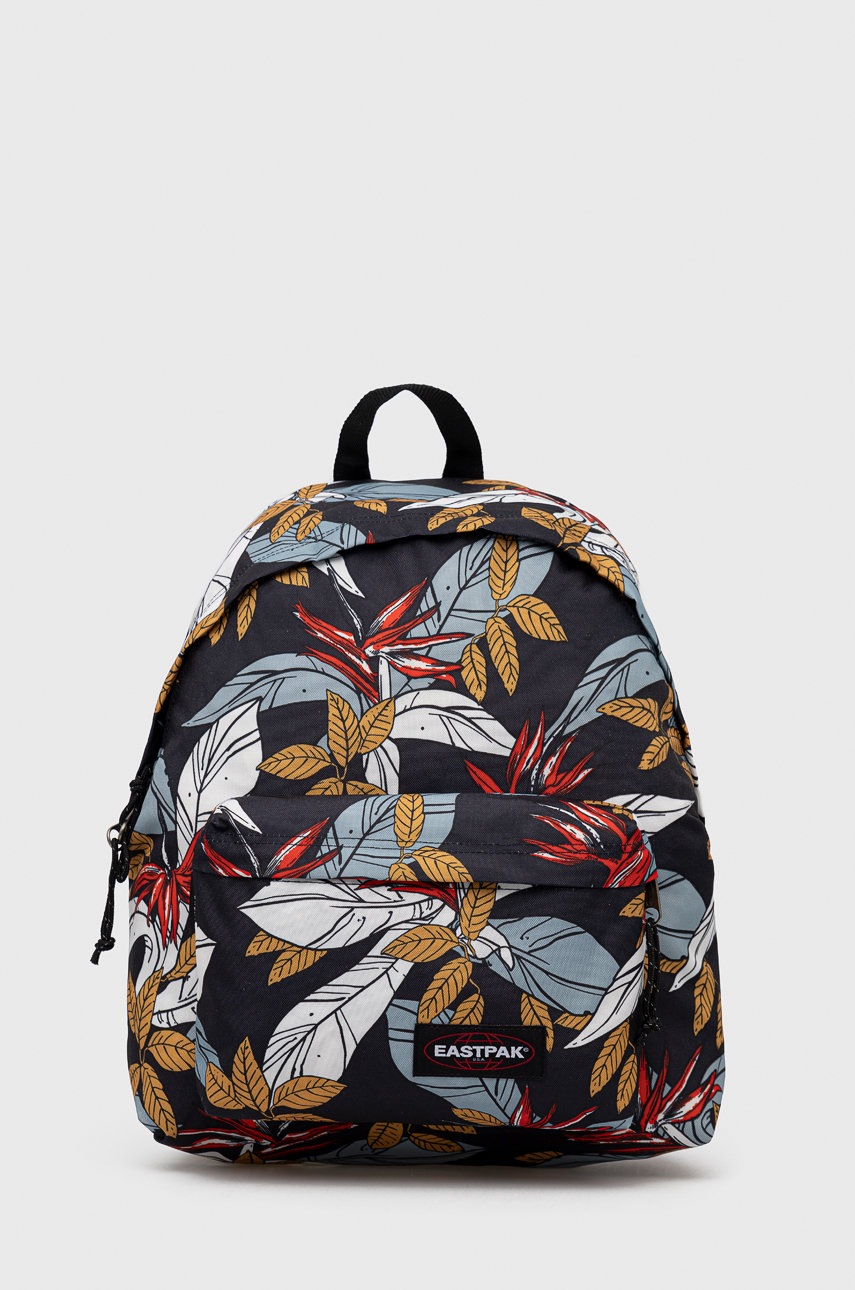 

Раница Eastpak в черно голям размер с десен, Черен