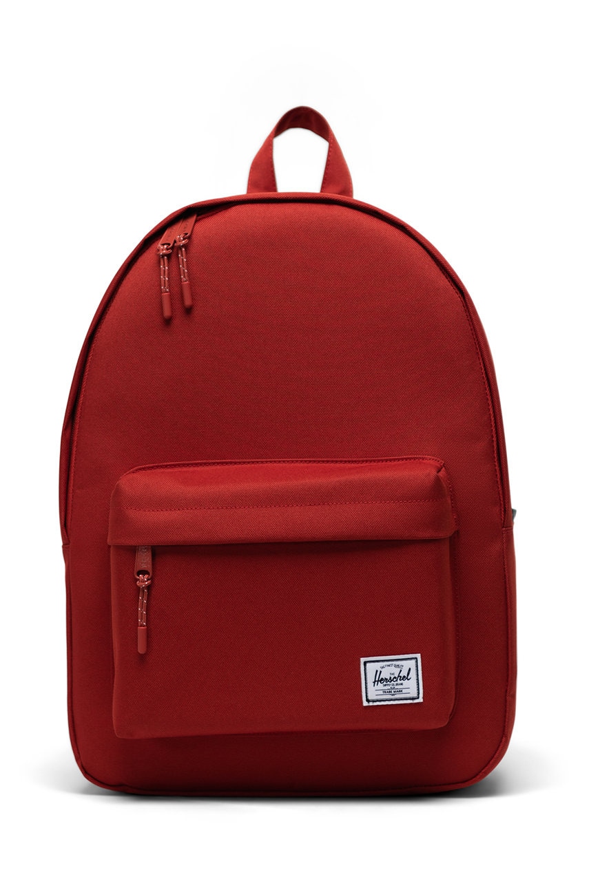 Herschel rucsac culoarea rosu, mare, neted