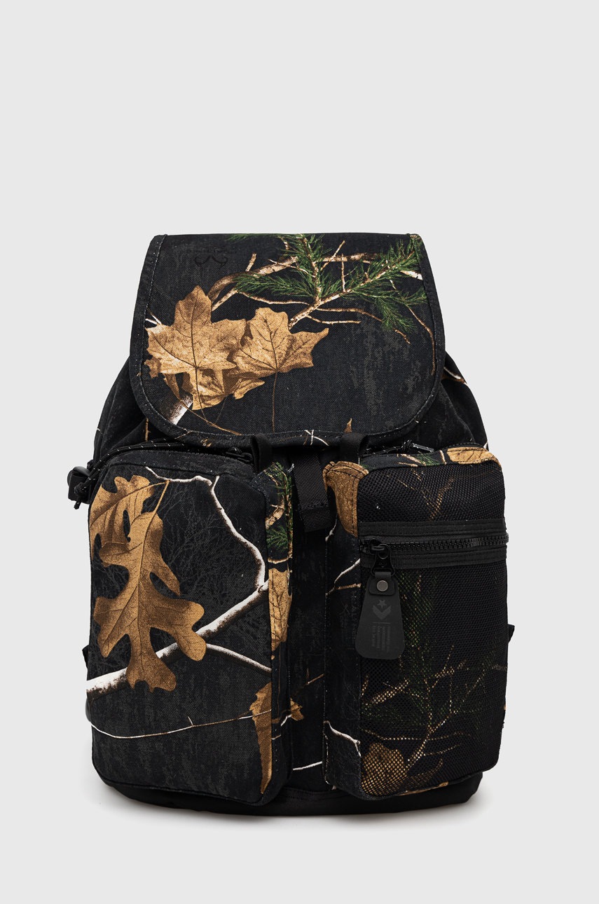 

Раница Converse в черно голям размер с десен, Черен