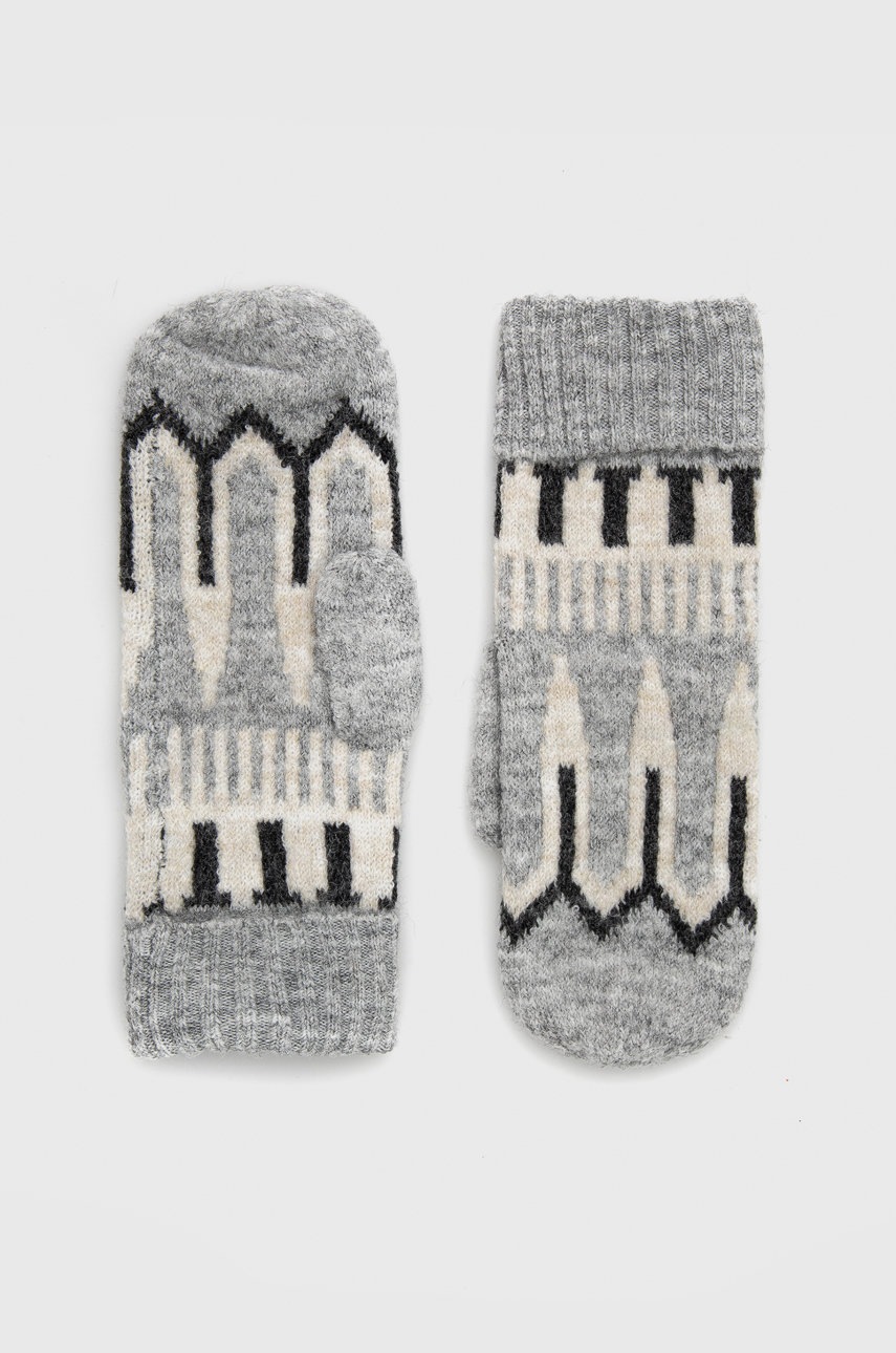 

Vero Moda - Ръкавици с вълна, Сив